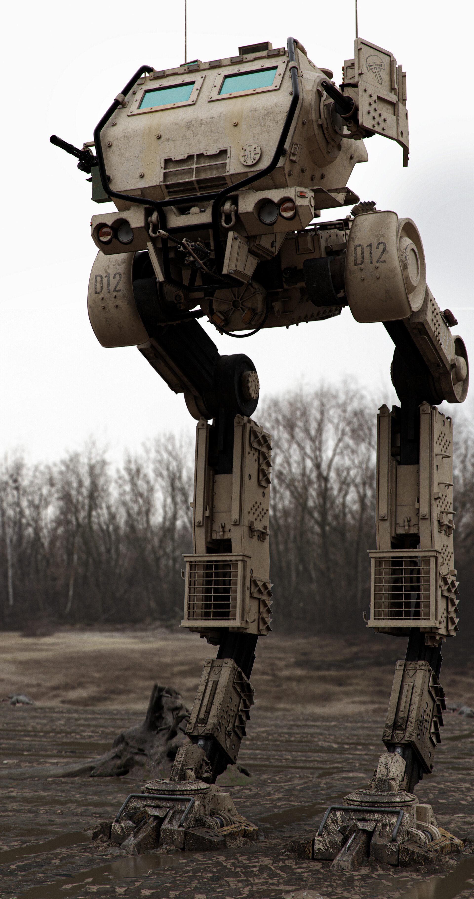 ArtStation - All Terrain Scout Transport