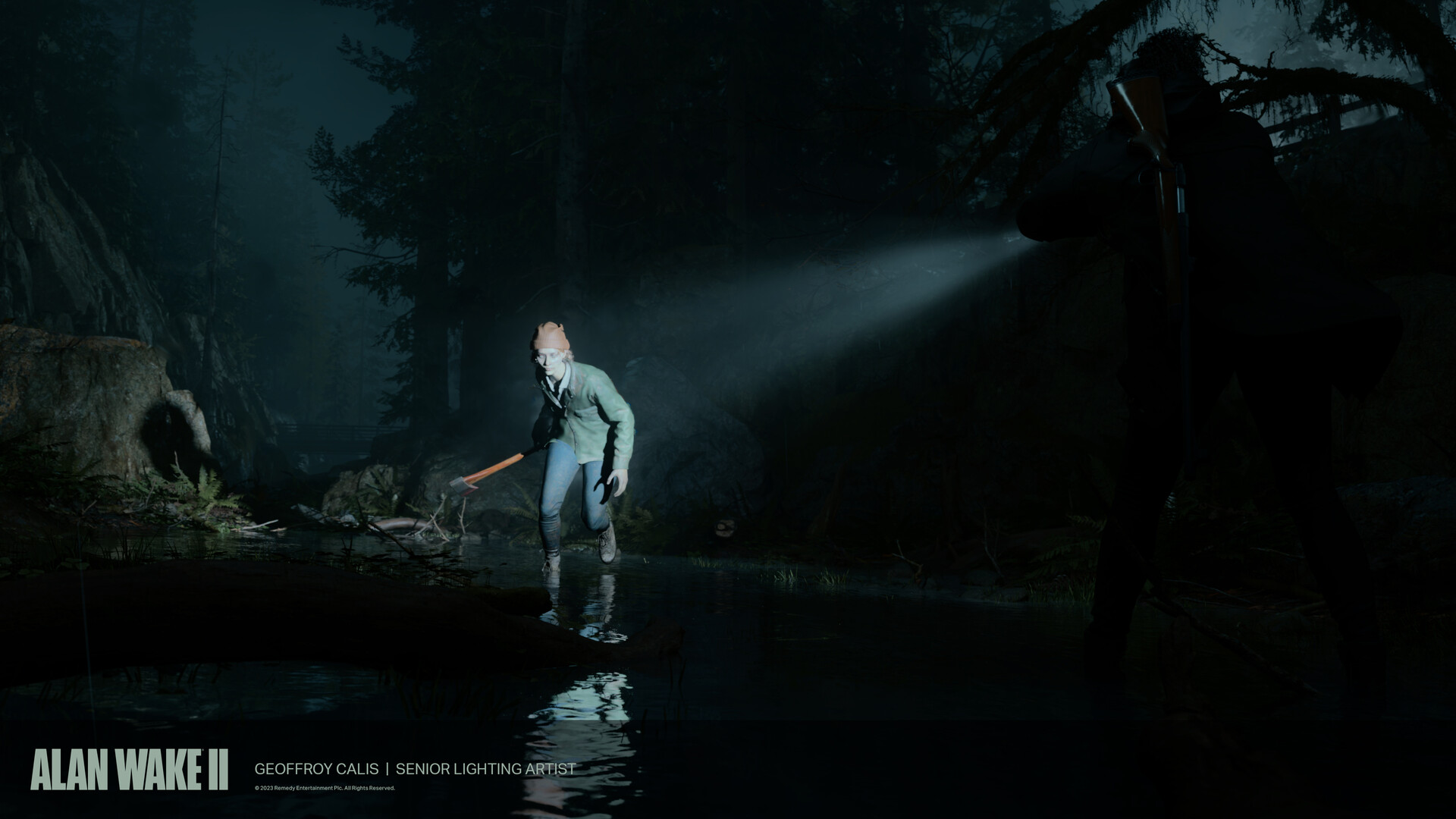 Geoffroy Calis Alan Wake 2 Cauldron Lake / Lighting