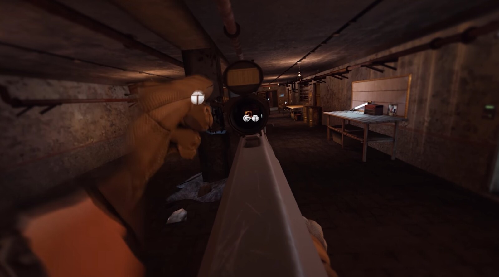 Decals on world and bullet ones are custom decals system based on instances and pool systems for bullets, and have different shapes per use case, are modular and customizable.