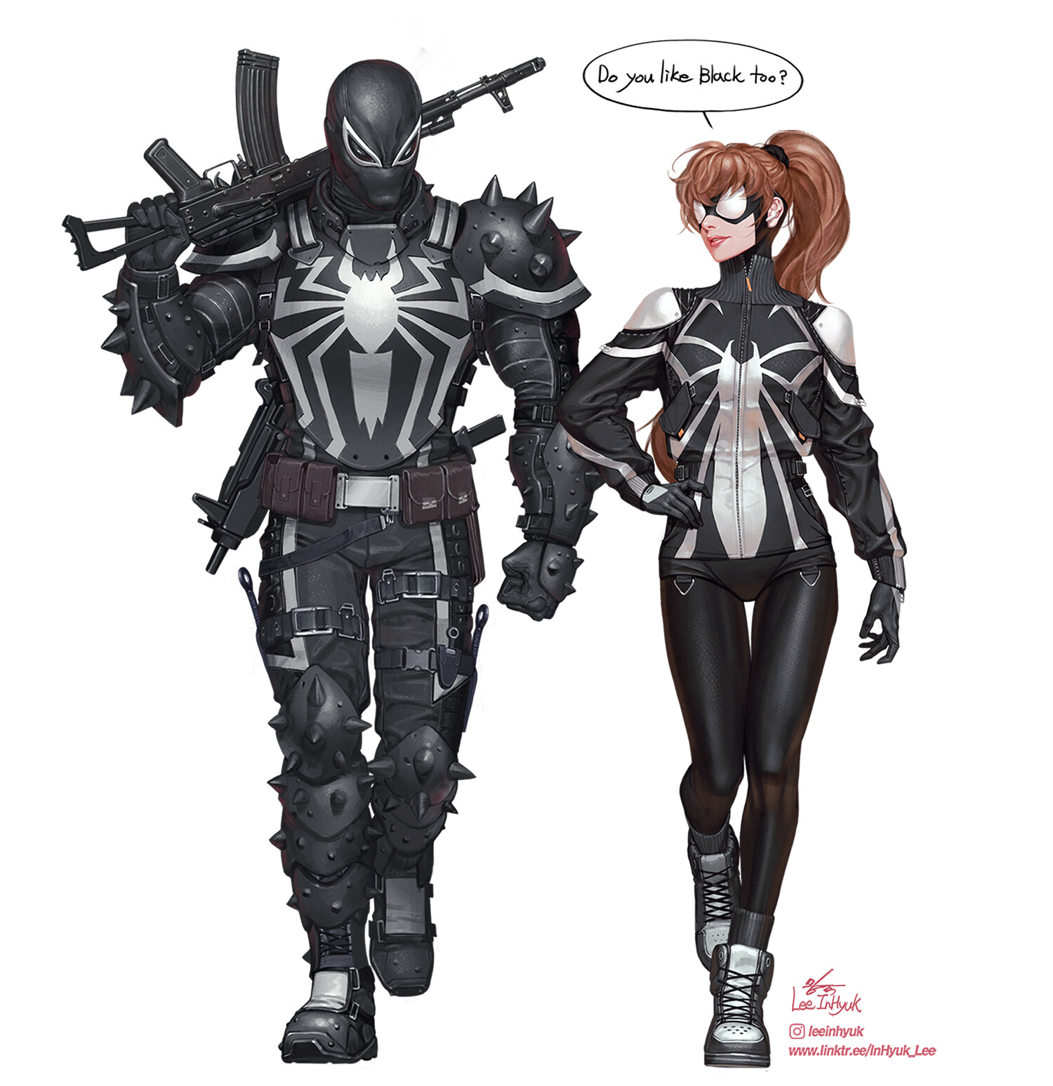 Agent Venom and Anya Corazon