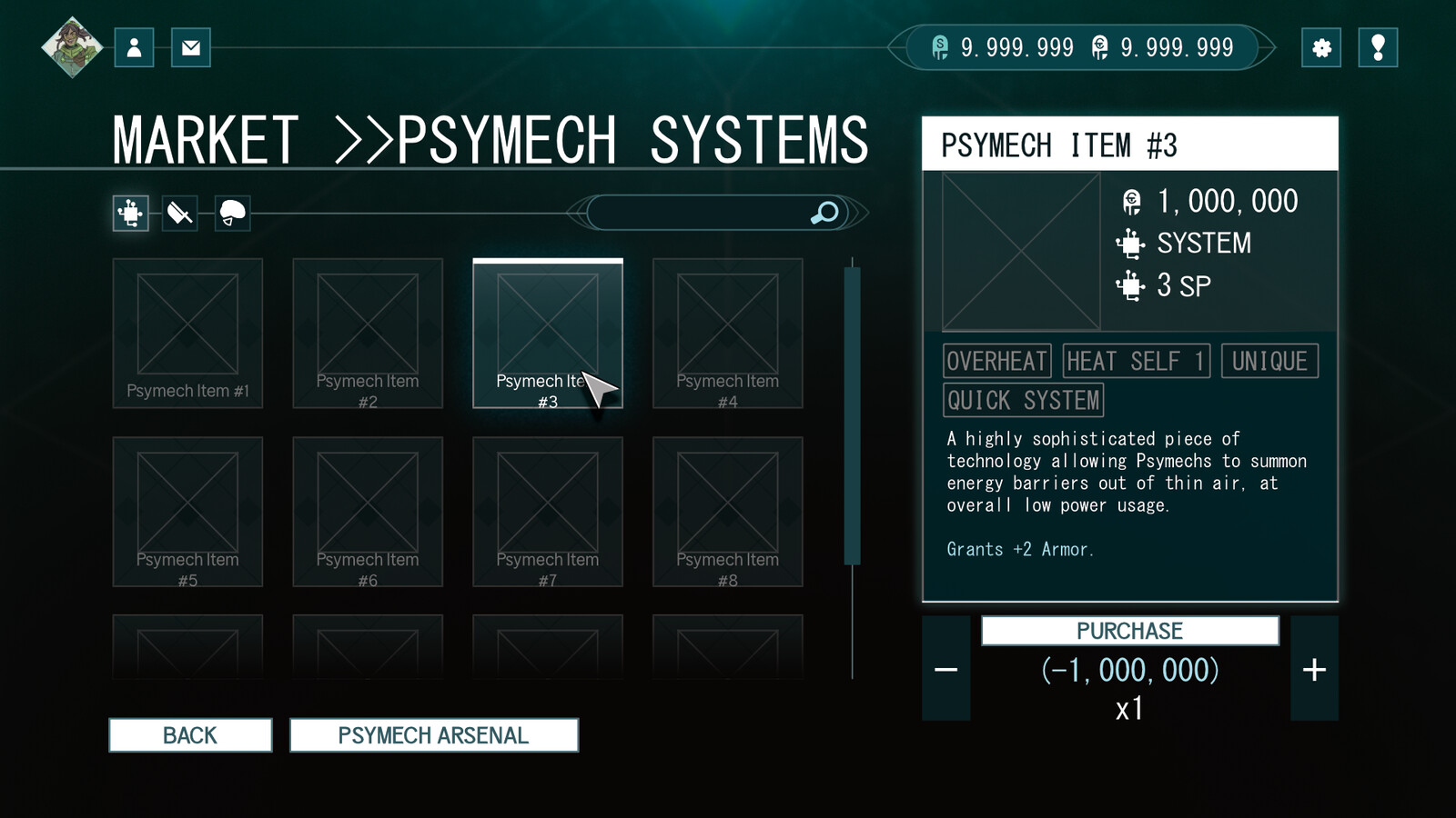 The reference for one of Psymech's new screens, featuring an entirely new aesthetic to match the old screen to.