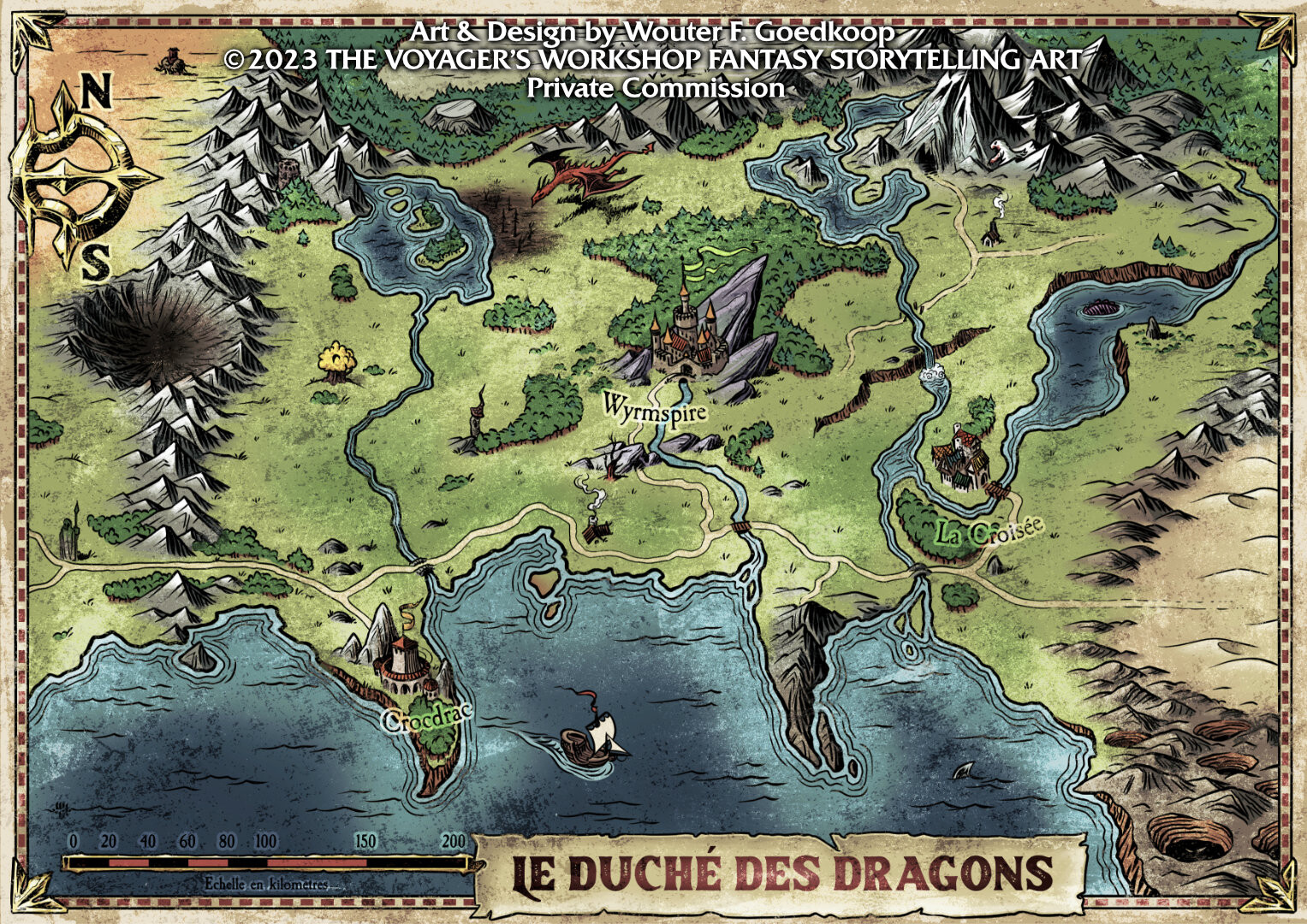 ArtStation Le Duch des Dragons