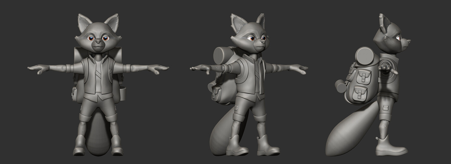 High poly zbrush sculpt of Trip.