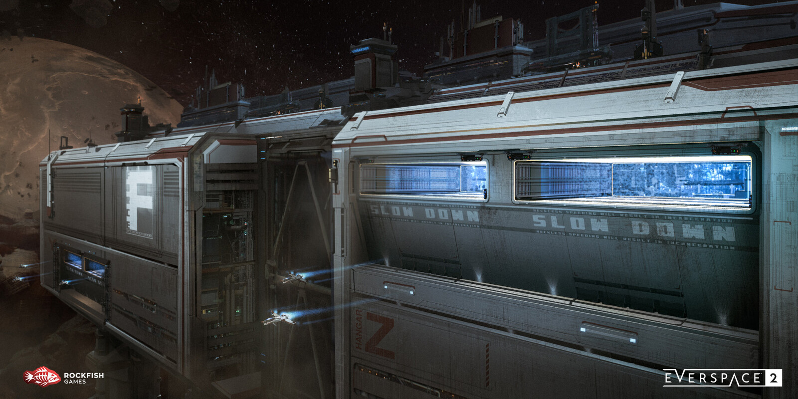 Hangar gates