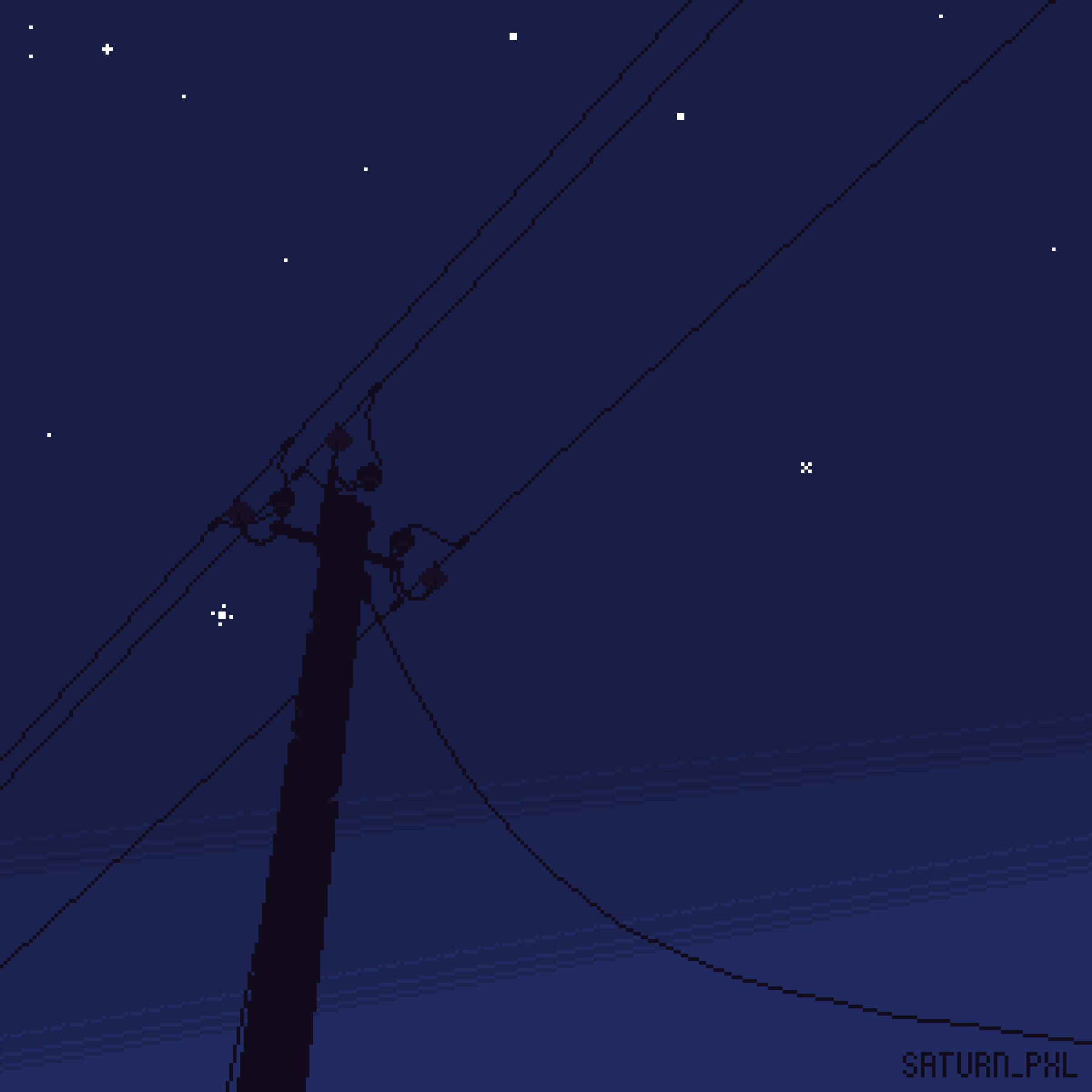 ArtStation - Electric power pole and dark infinity (17.05.22)