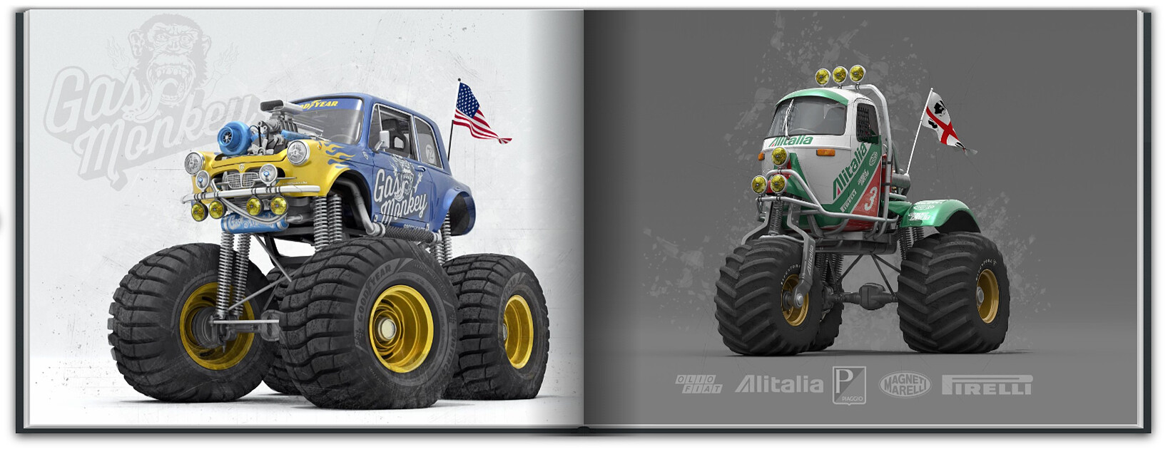 ArtStation - Monster Trucks Poster