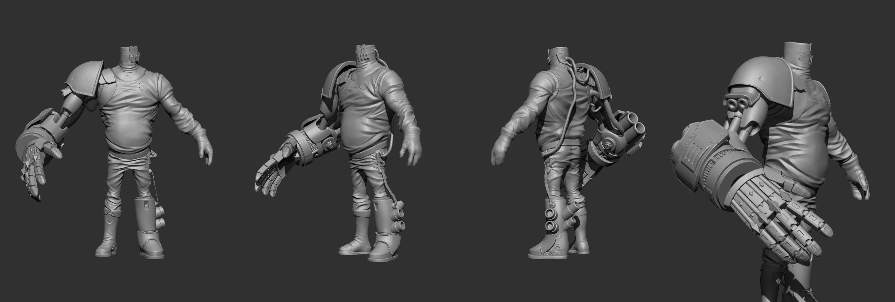 High resolution sculpt