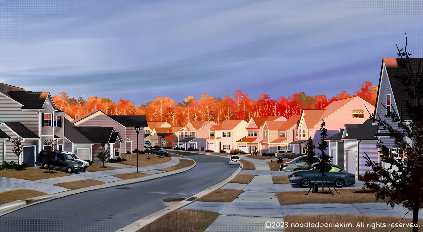 Neightborhood_morning sunset