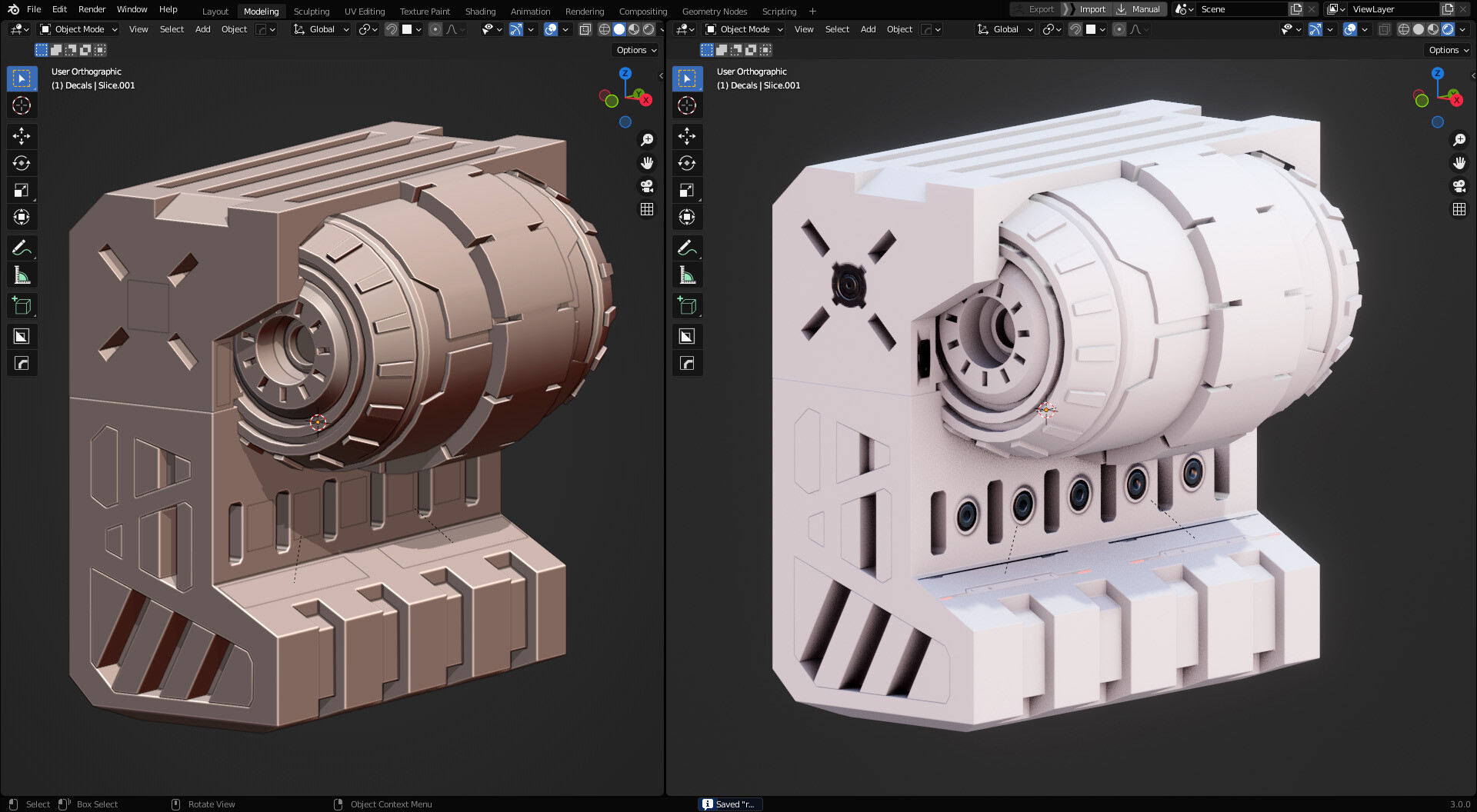 3D Store ZBrush & Blender Character Models Download Hard Surface