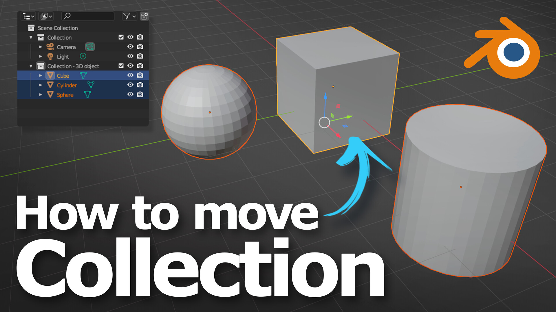 ArtStation blender how to move collection