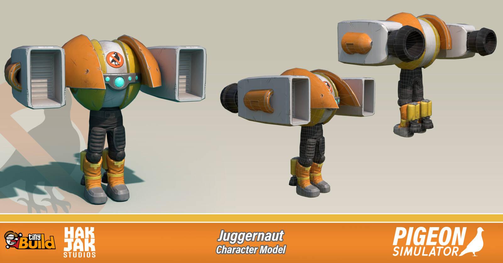 Pigeon Patrol Juggernaut - Character Model