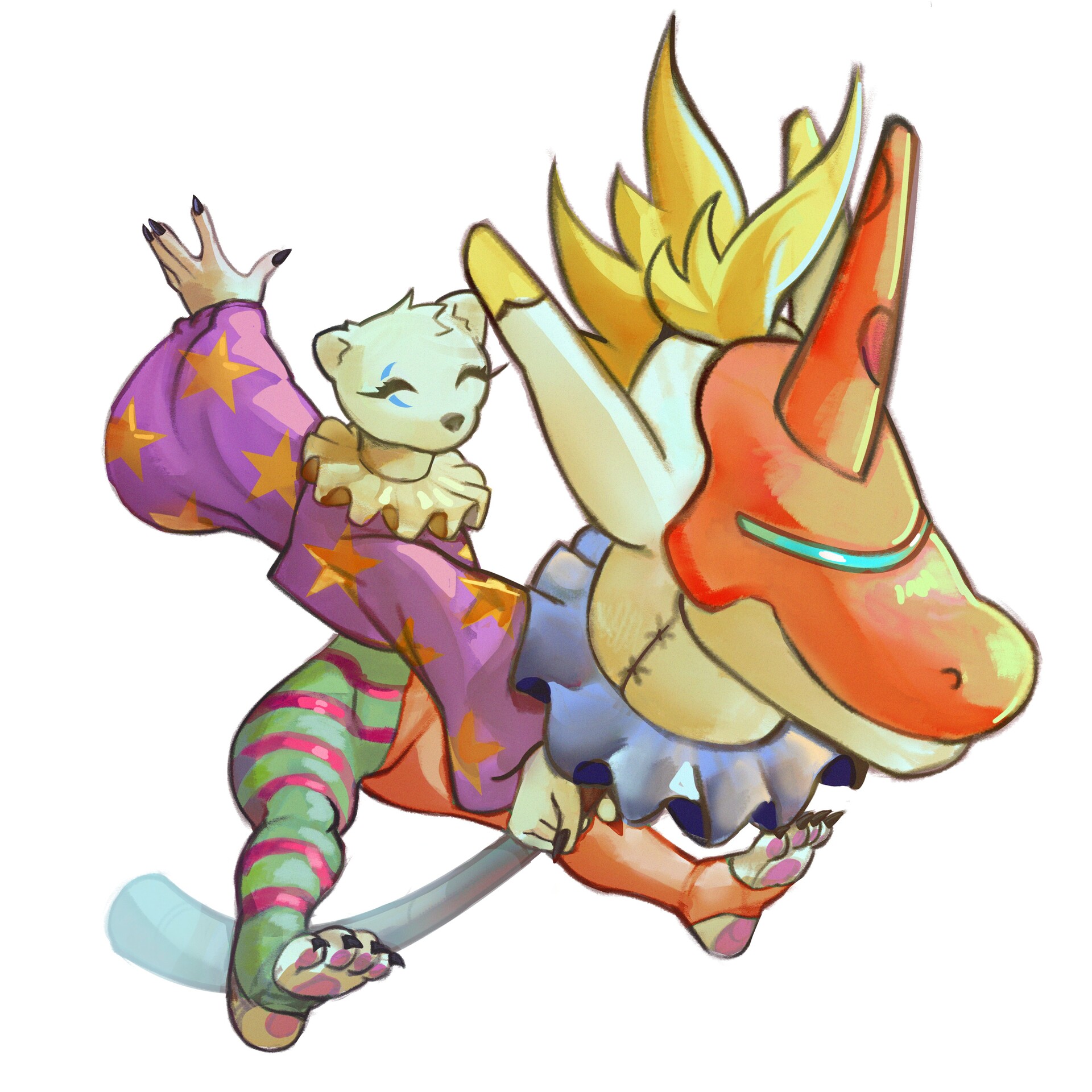 ArtStation - OC Rookie Digimon