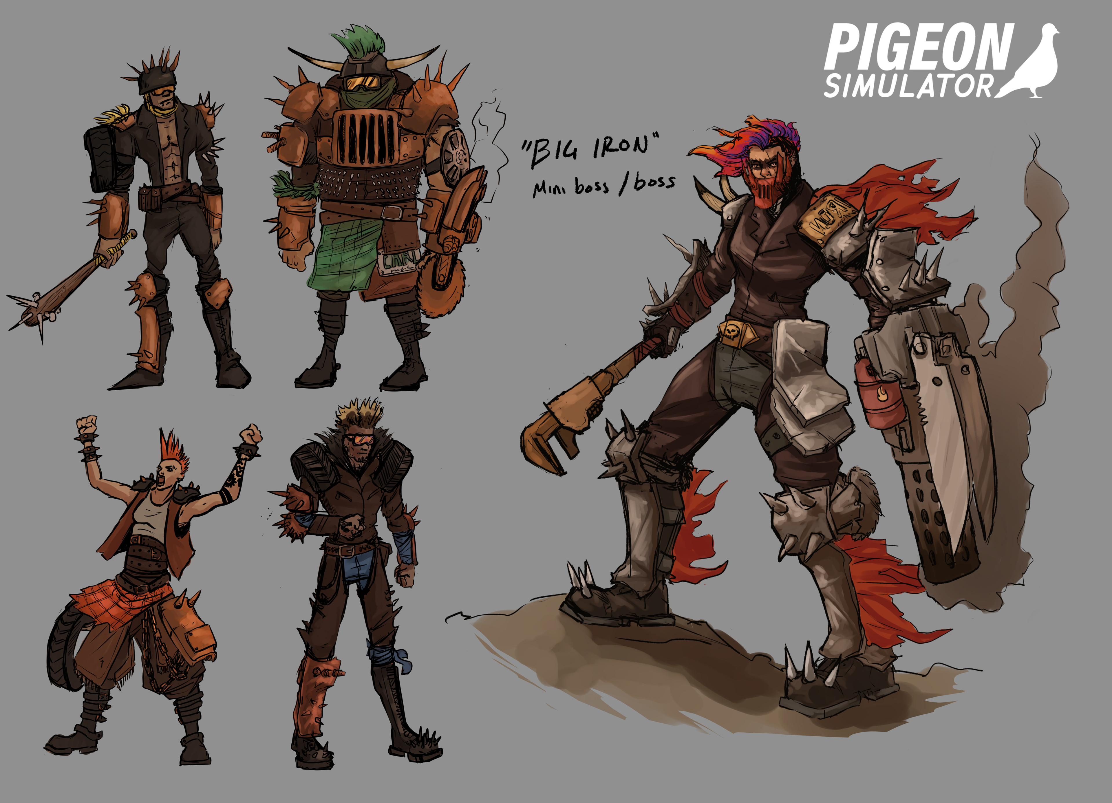 Big Iron, a mini boss idea, and her minions