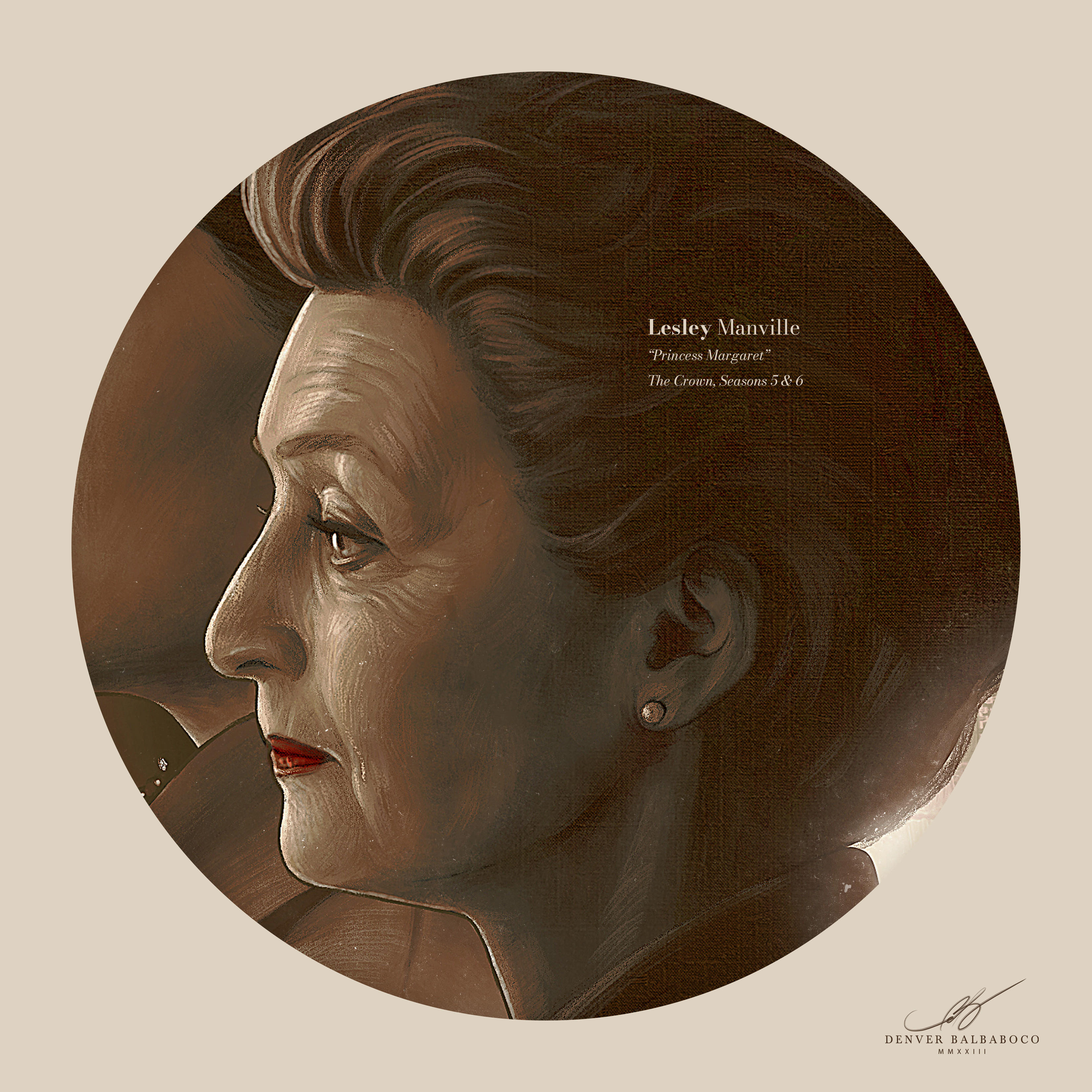 Lesley Manville as Princess Margaret (The Crown, Seasons 5 &amp; 6)