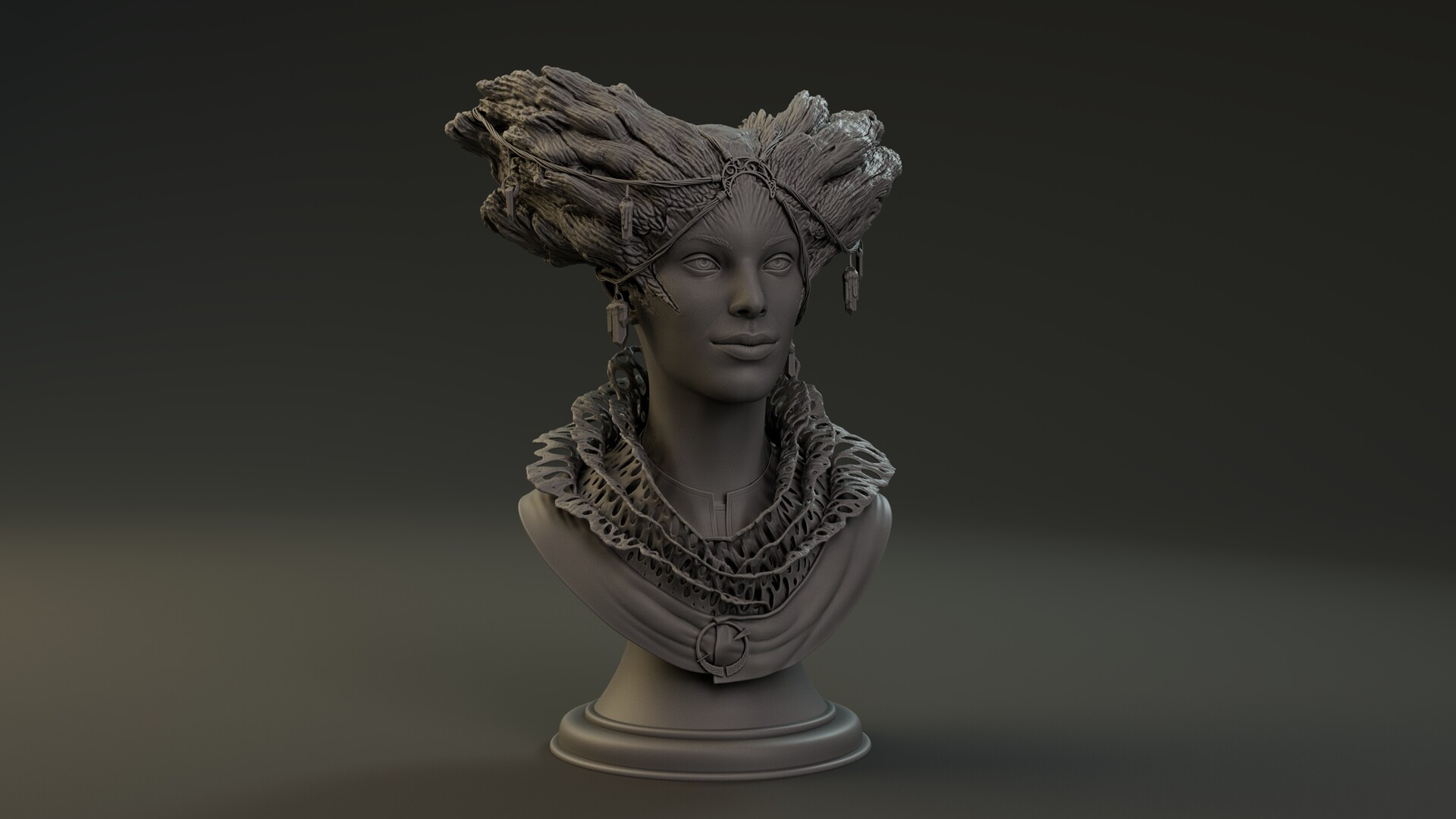 ArtStation - Forrest Queen of the tree people