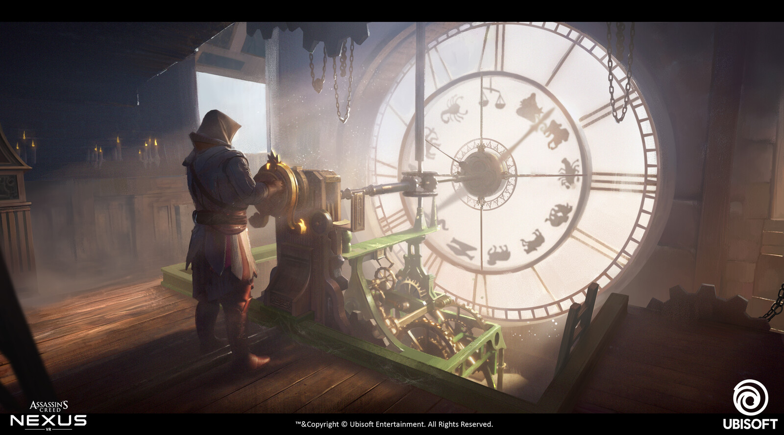 Concept for clock tower puzzle mechanism