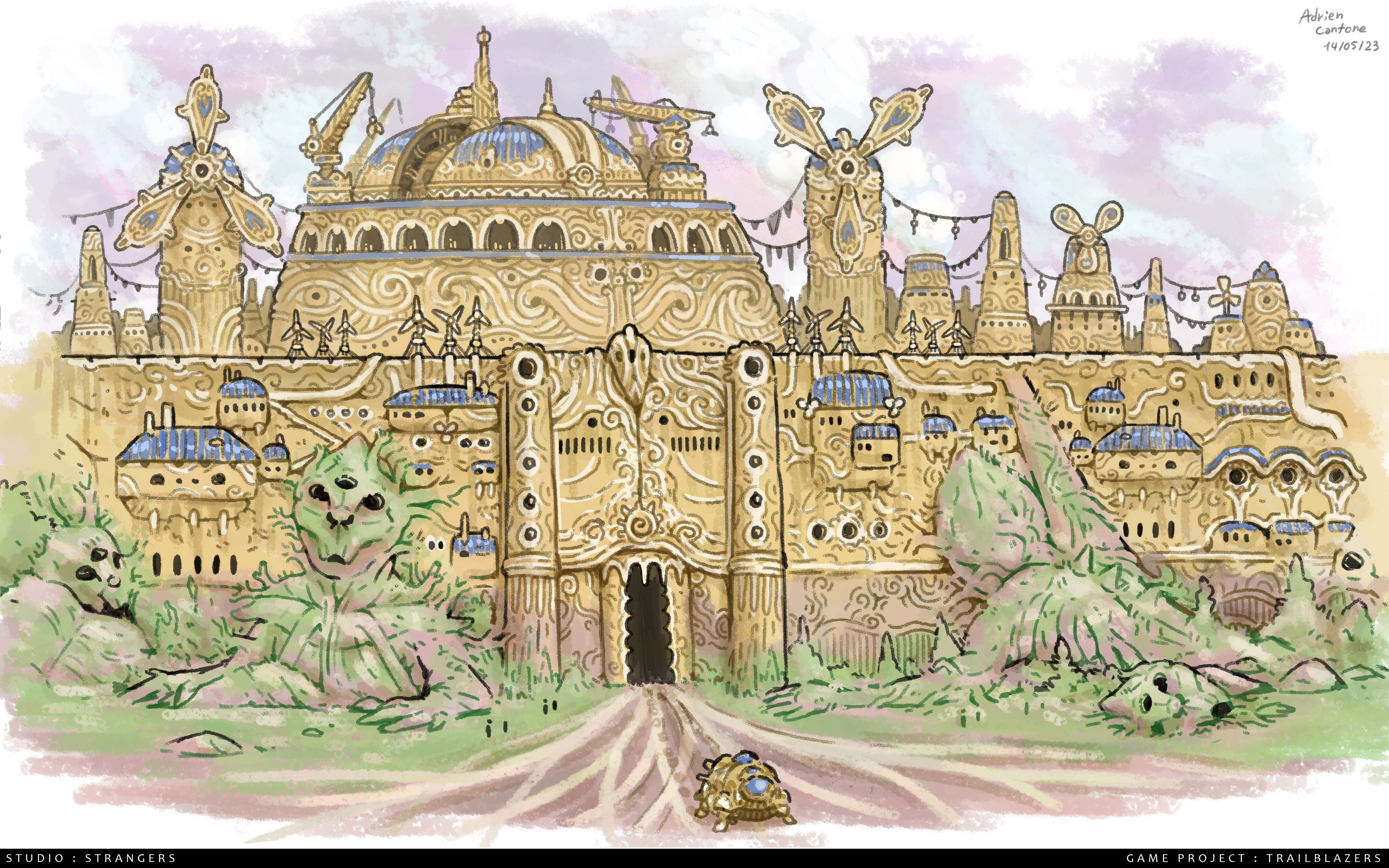 Early sketch of the HUB 