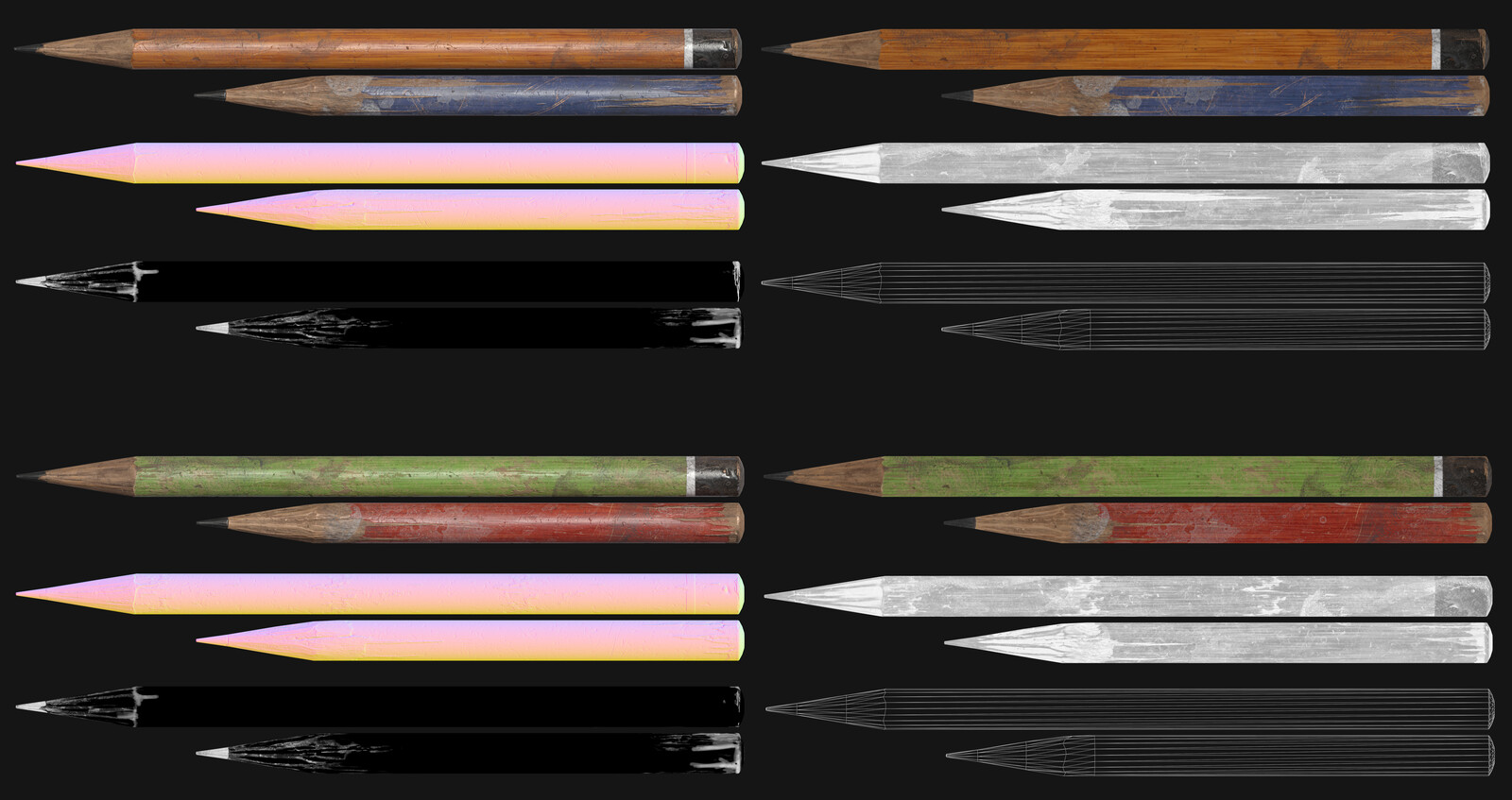 Pencils breakdown