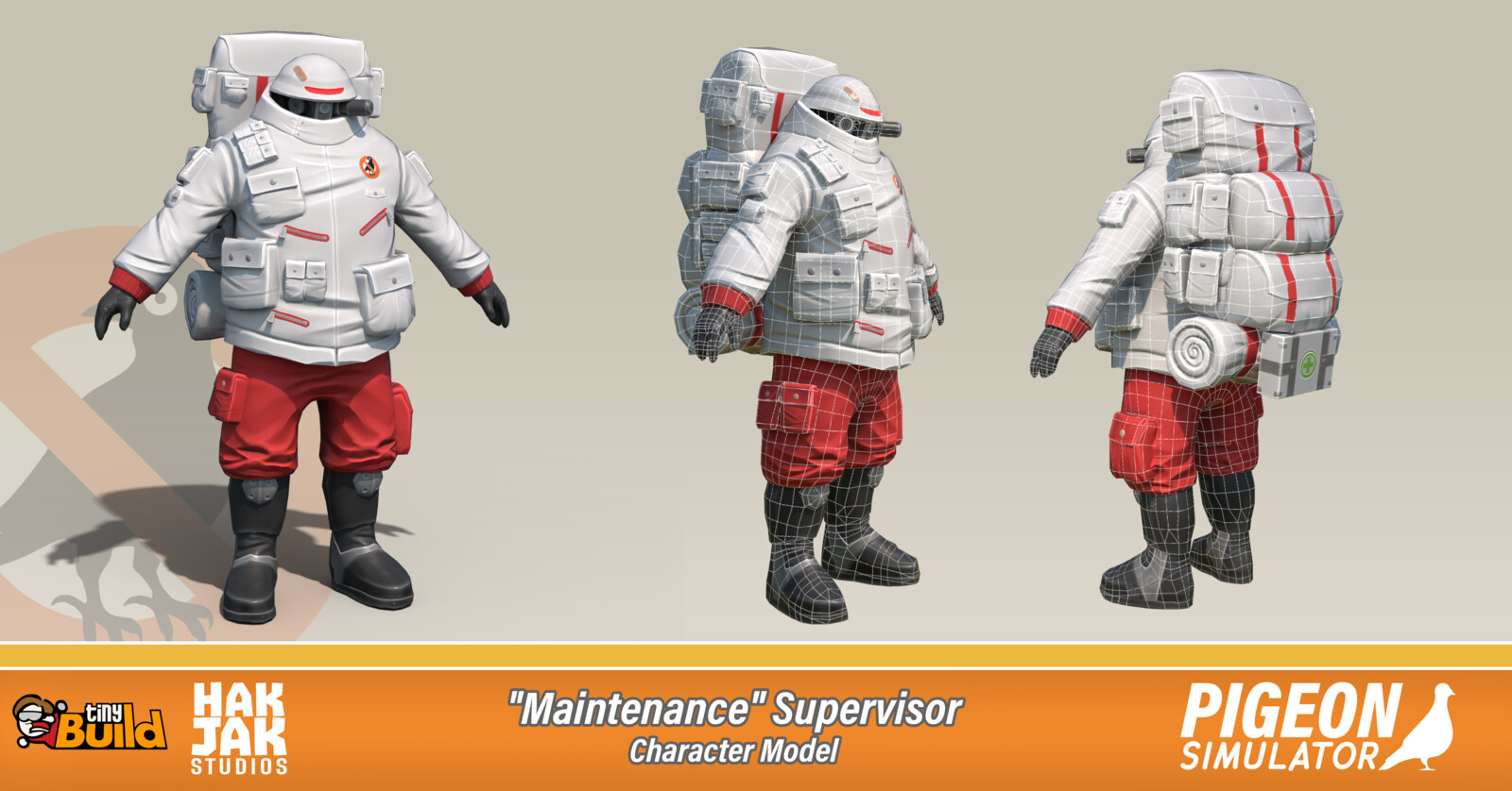 Pigeon Patrol Maintenance Supervisor - Character Model
