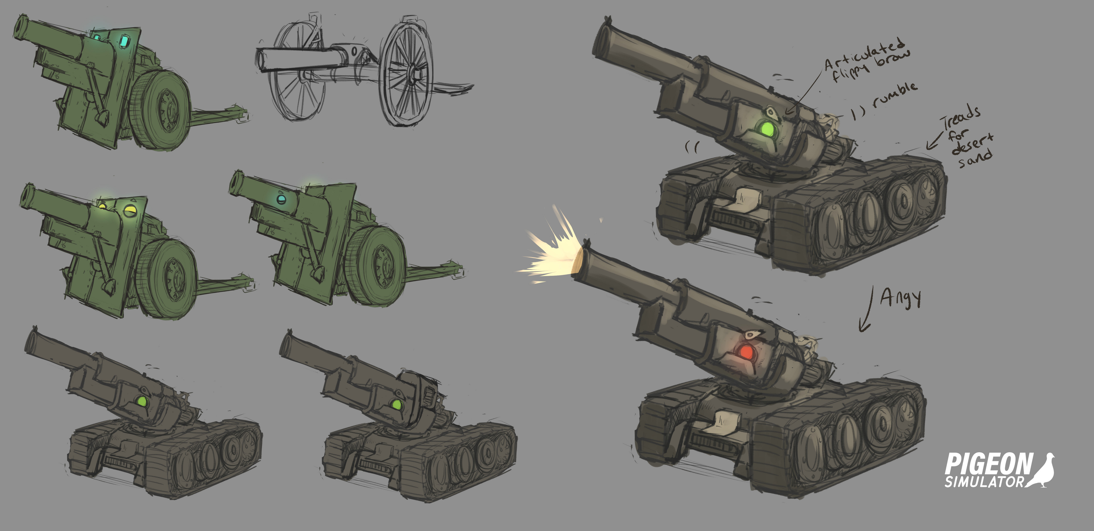 "Arty", an adorable little sentient artillery canon that would've hung out at Kiloton Beach as well.