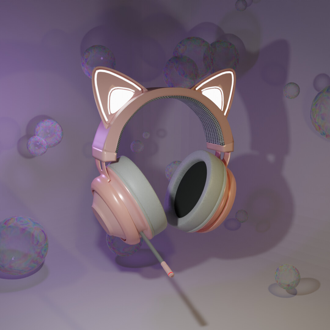 ArtStation - Kitty Headphones