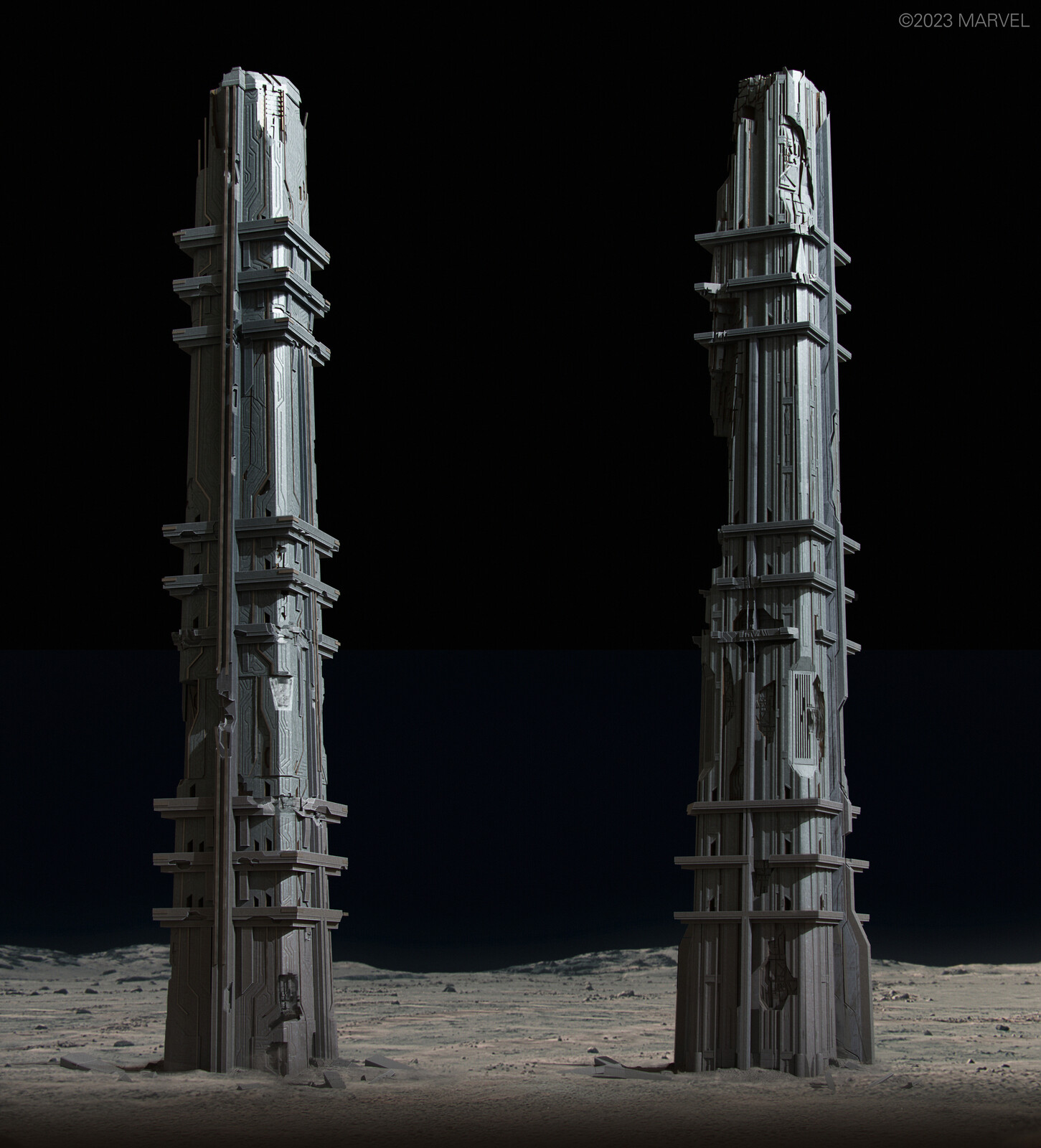 These were part of some extensive environment design work
