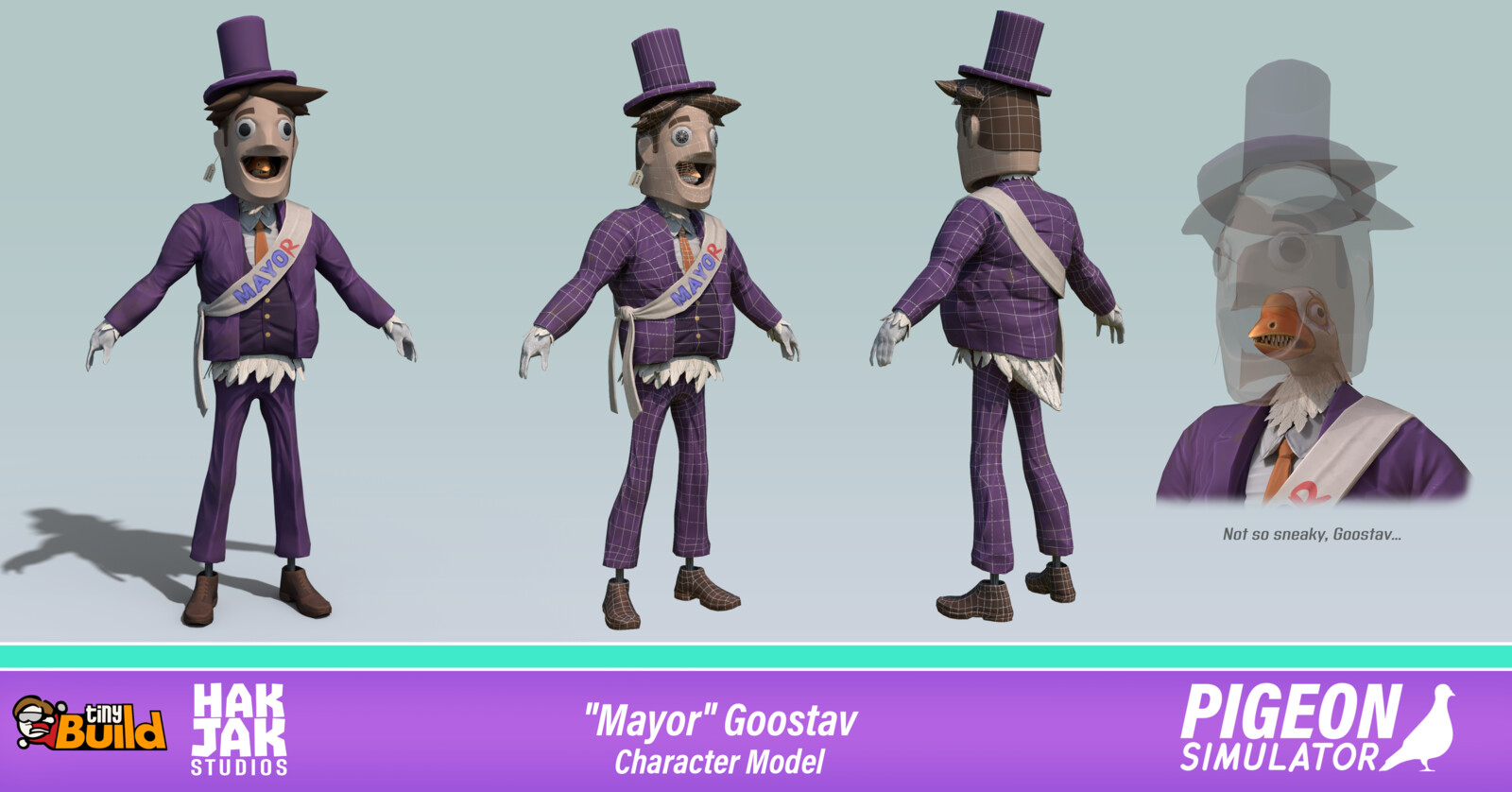Goostav the Goose/Mayor Goostav - Character Models