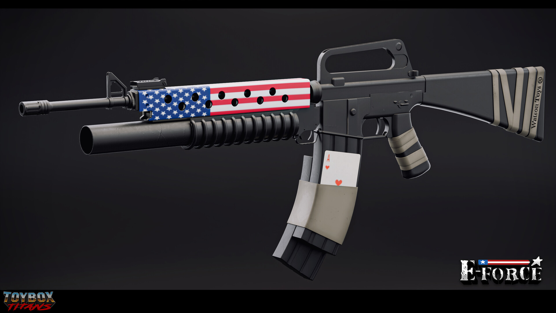 ArtStation - Toy M16 Rifle