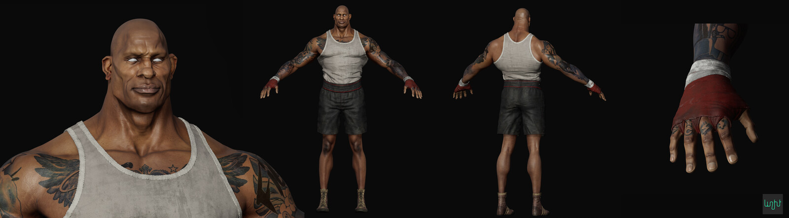full character texturing
