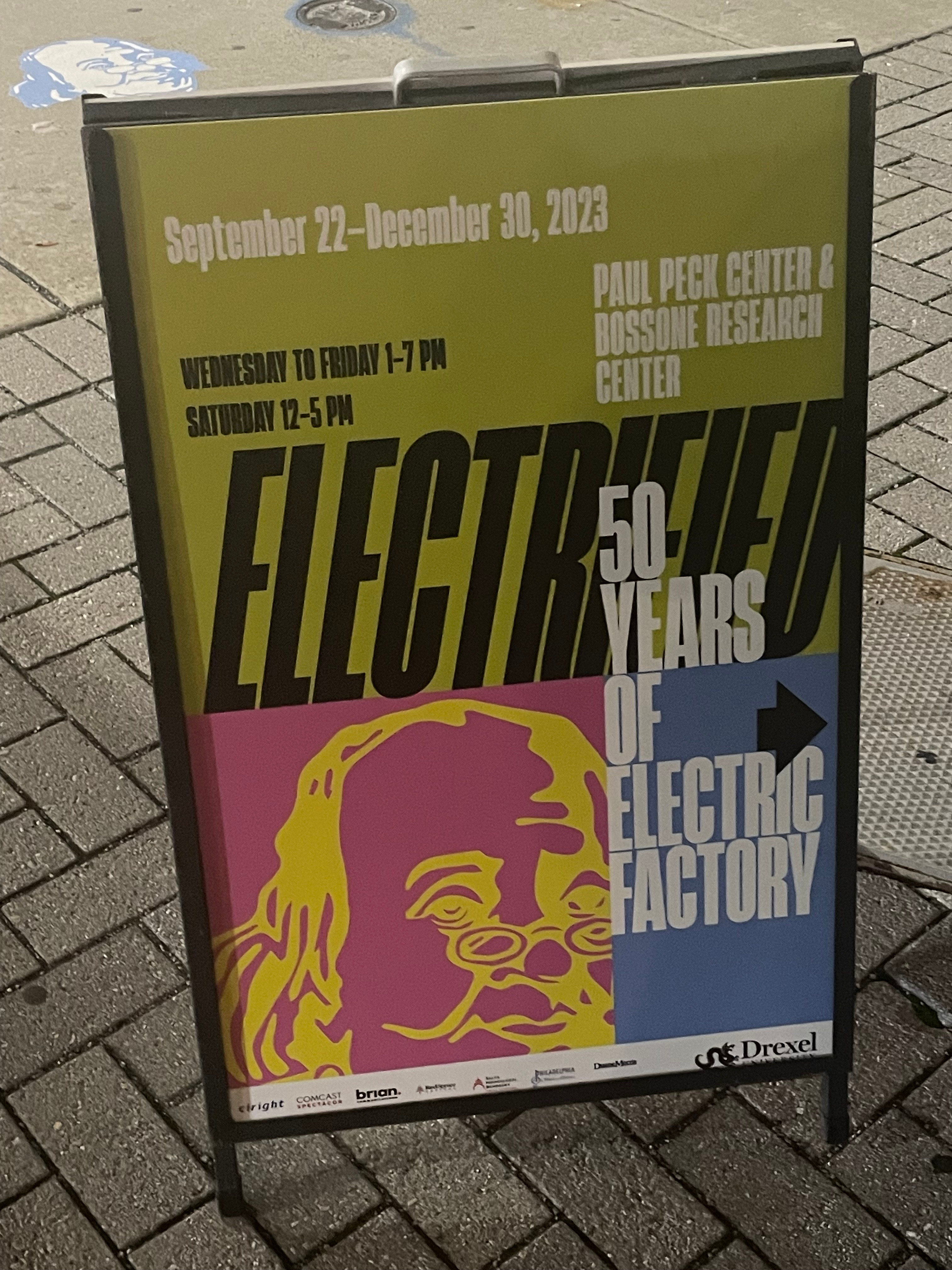 Electrified Exhibit Signage