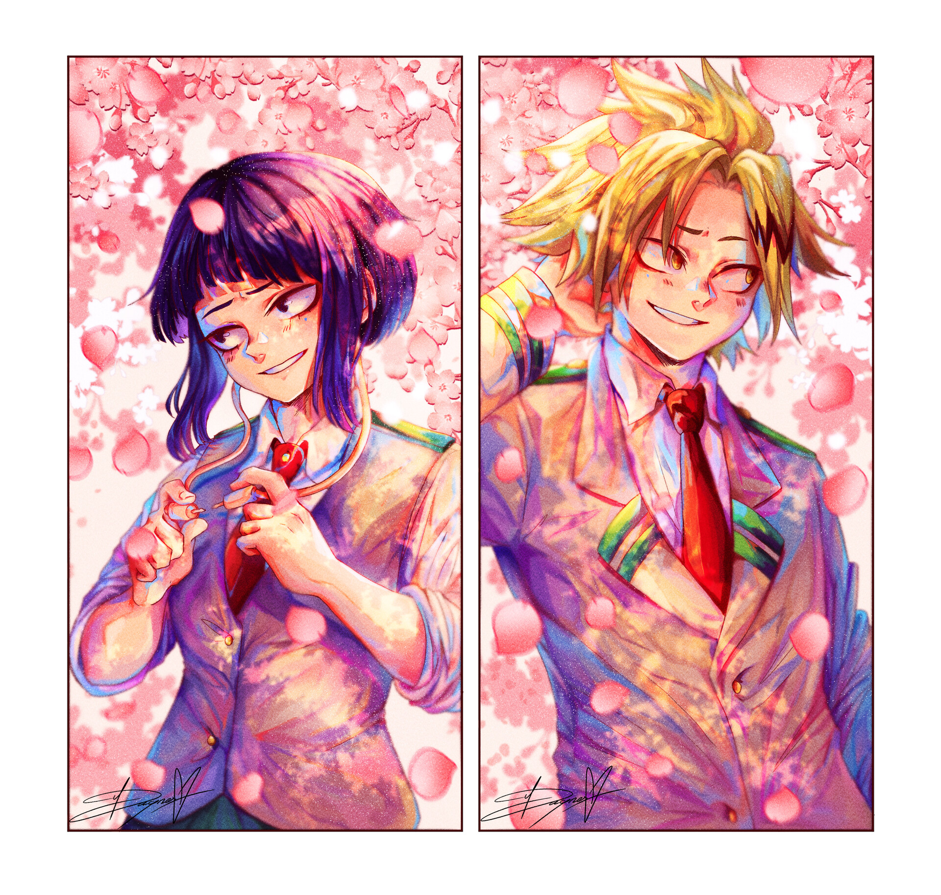 ArtStation - KamiJirou | sakura | MHA