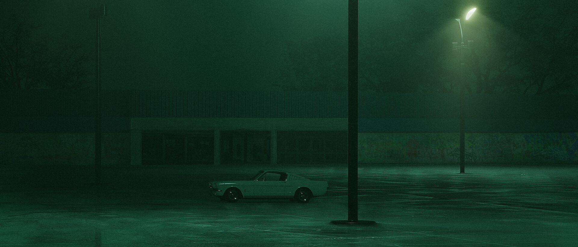 ArtStation - Empty Parking lot
