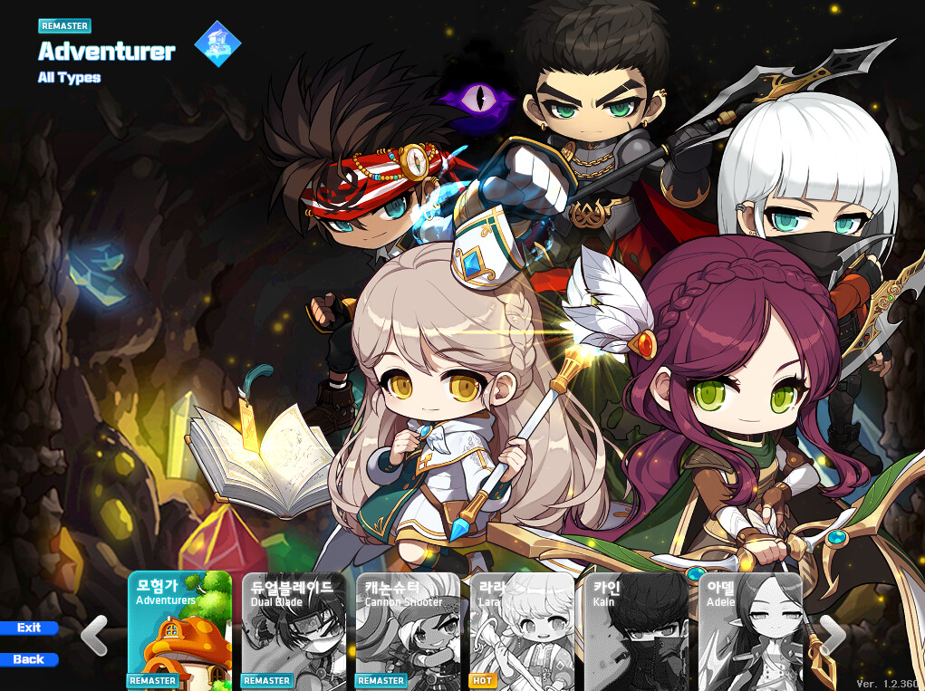 UI/UX Maplestory rework