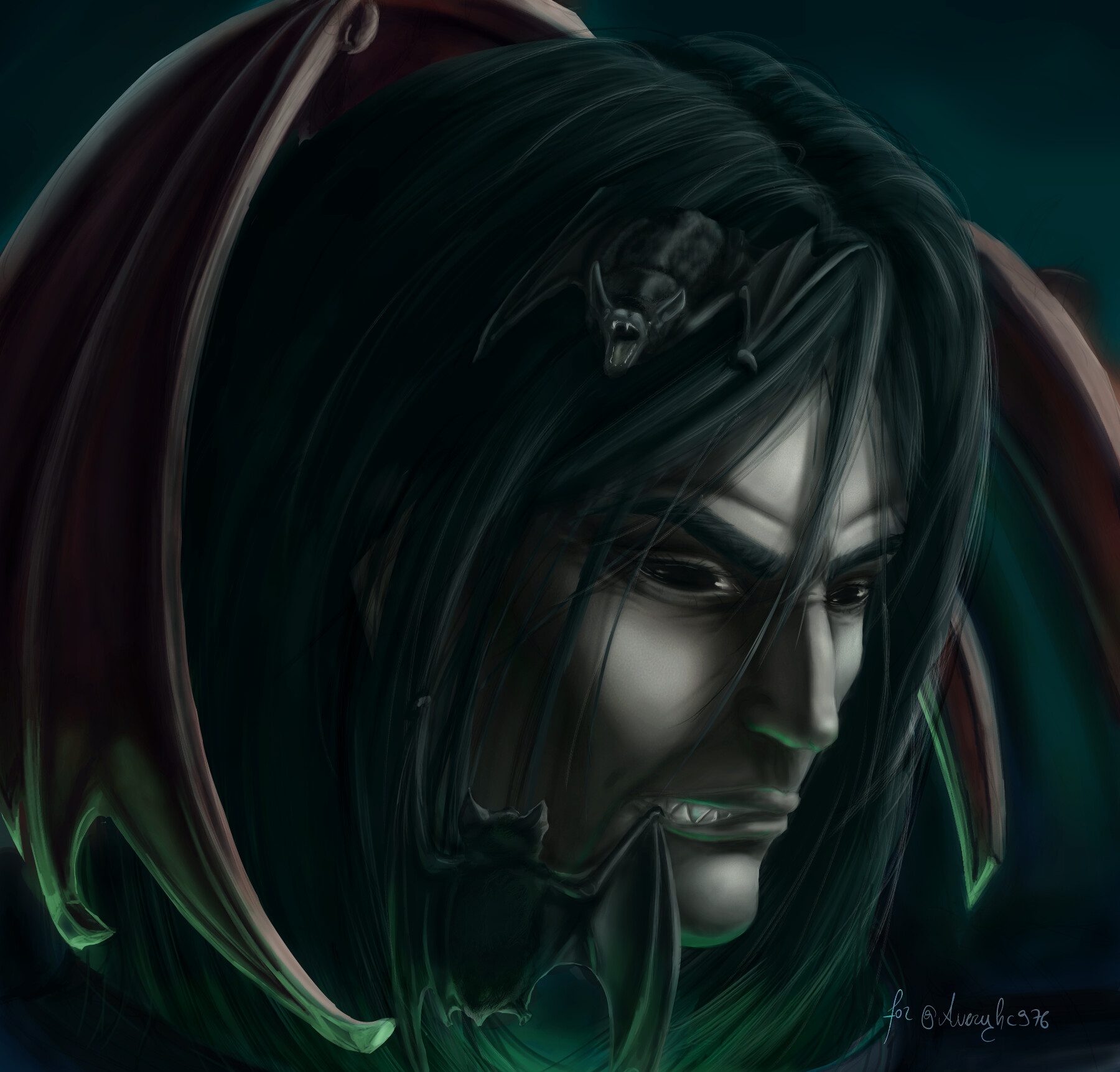 ArtStation - Konrad Curze and two bats