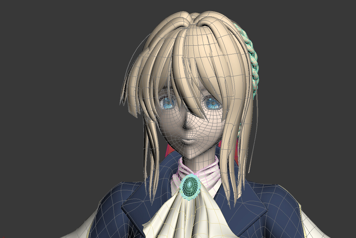 ArtStation - 2019/11 Violet Evergarden Practice