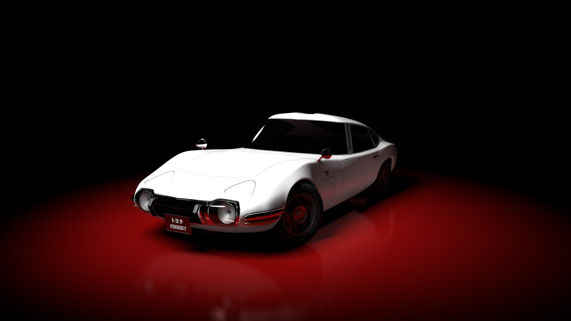 ArtStation - Toyota 2000GT 3D Model (Cinema4D)