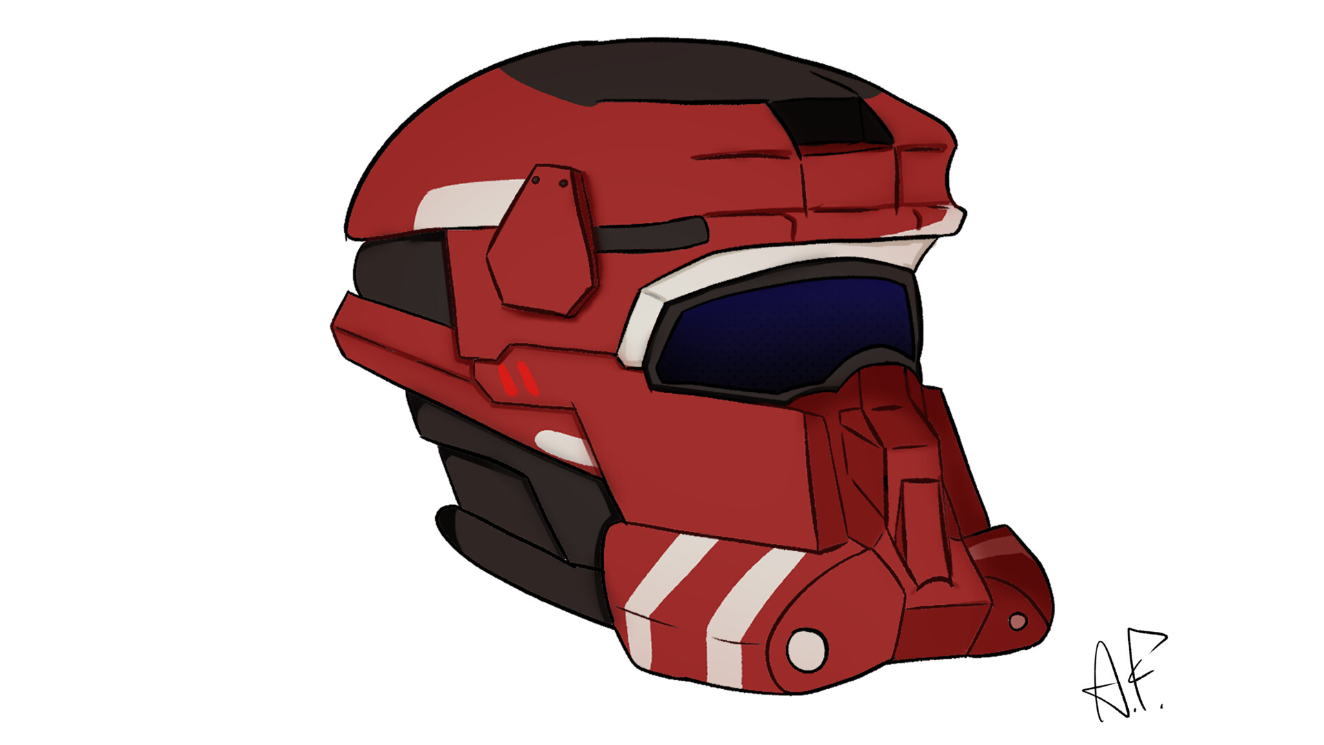 ArtStation EOD Helmet Halo Reach