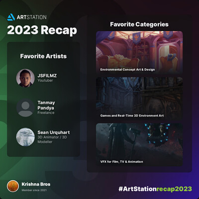 Our 2023 Arstation Recap | #ArtStationrecap2023