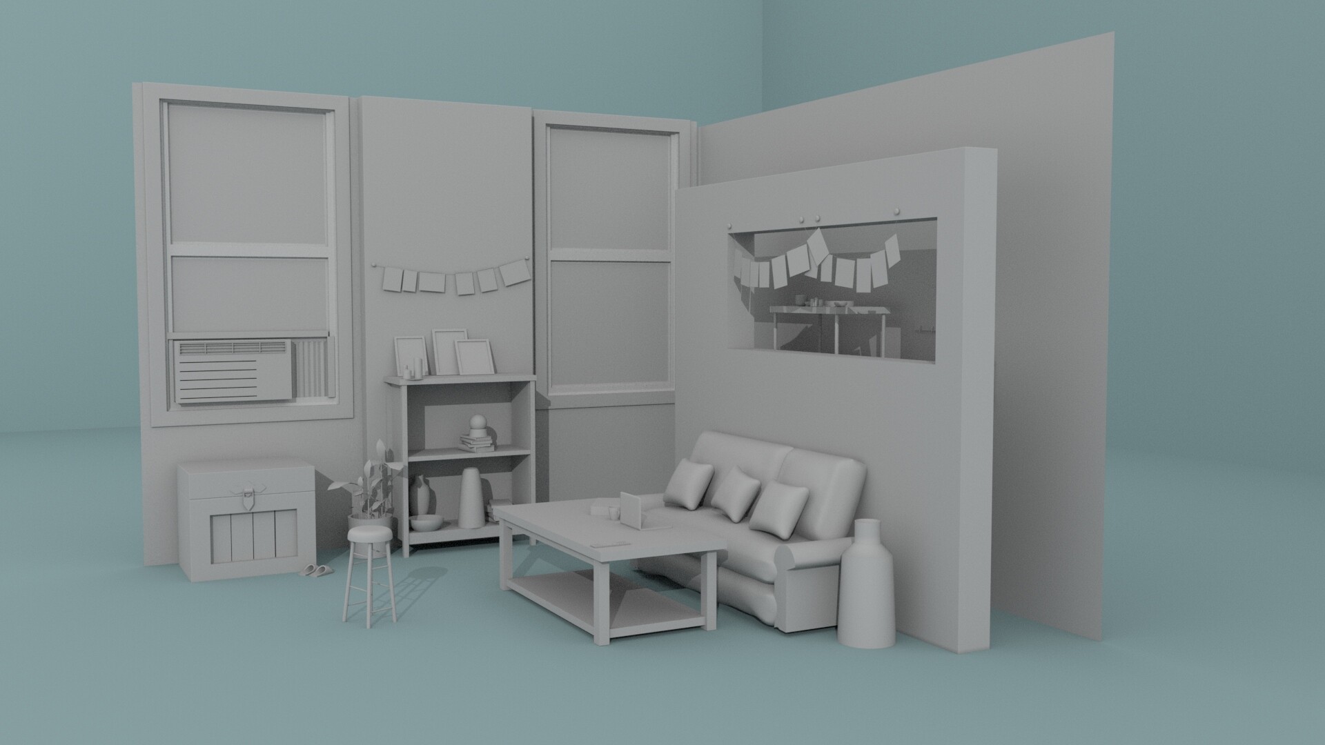 ArtStation - High poly interior