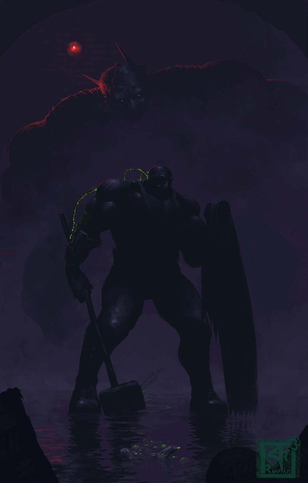 Bat infection : Strictly One Layer Painting