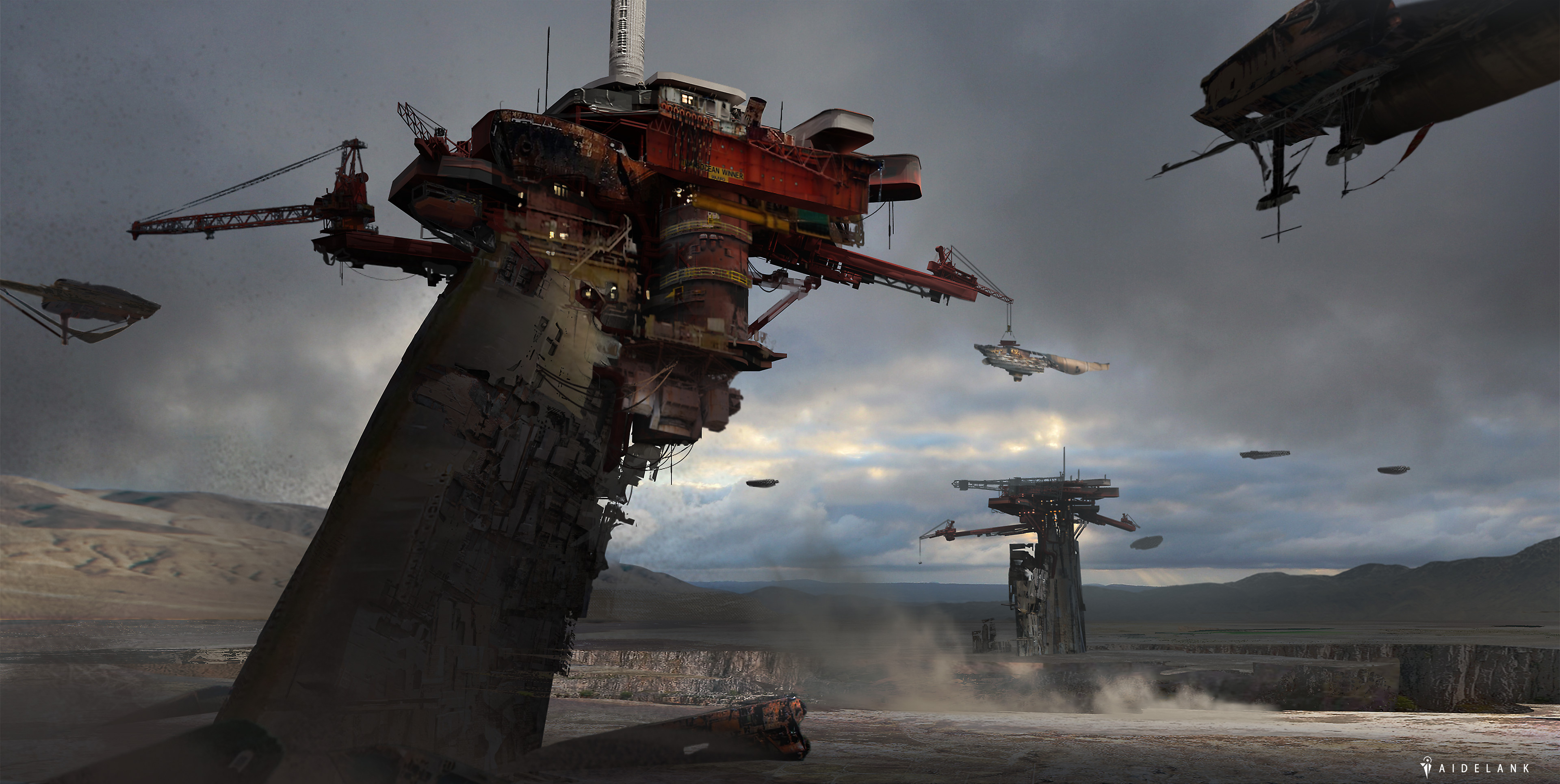 earlier exterior artwork for the outposts