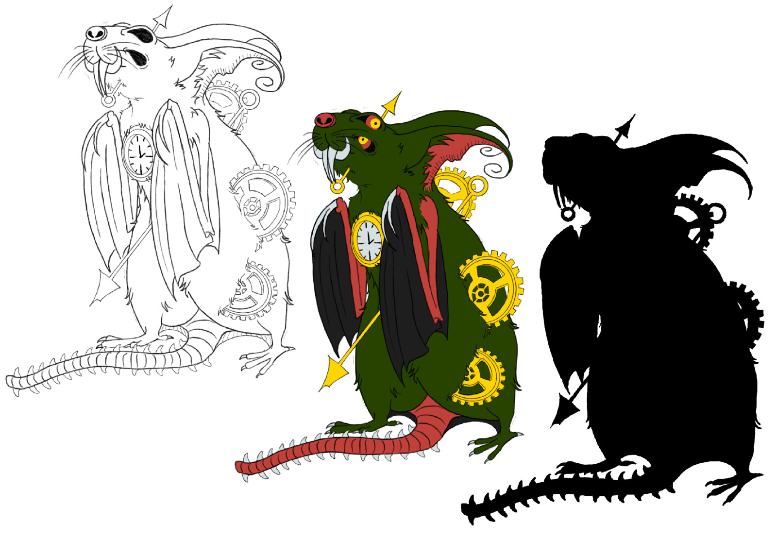 The anxiety monster is the monster associated with Oizys, a creature with excellent and at the same time terrible vision and hearing, as it sees and hears everything, even what is not there, and whispers poisonous and painful words.