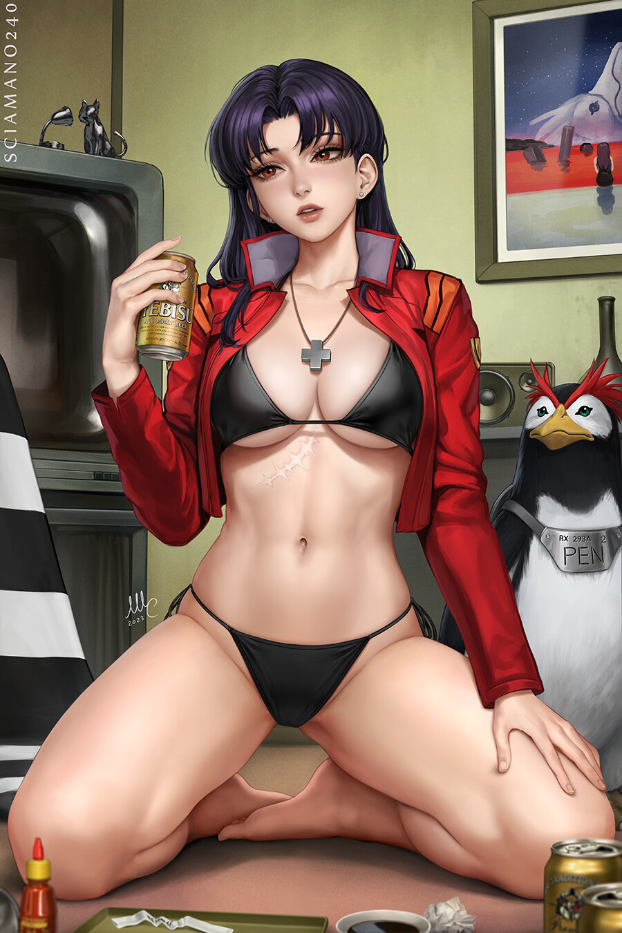 ArtStation - Misato Katsuragi - Evangelion