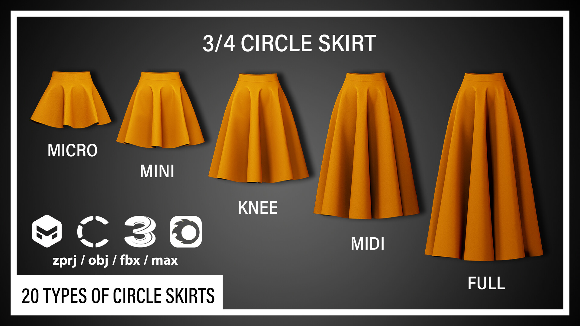 Circle skirt hotsell vs a line