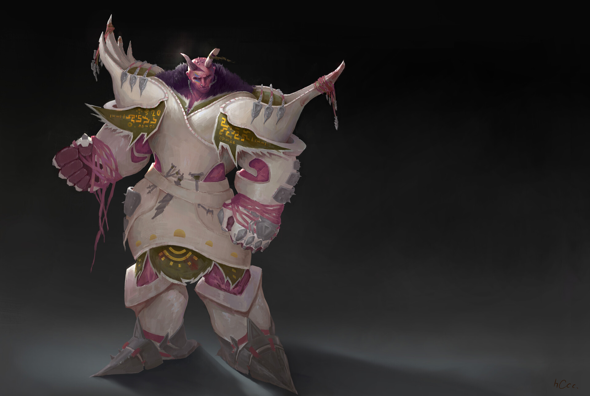 ArtStation 以前关于部落的练习