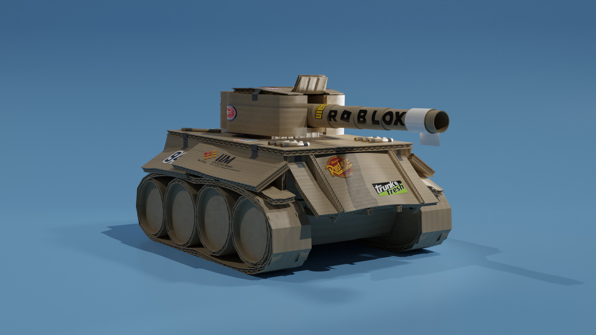 ArtStation - Cardboard Tank Shrek Roblox Lightning McQueen Ka Chow