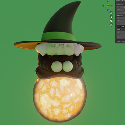 Blockshape the Dragon Ball character in Blender