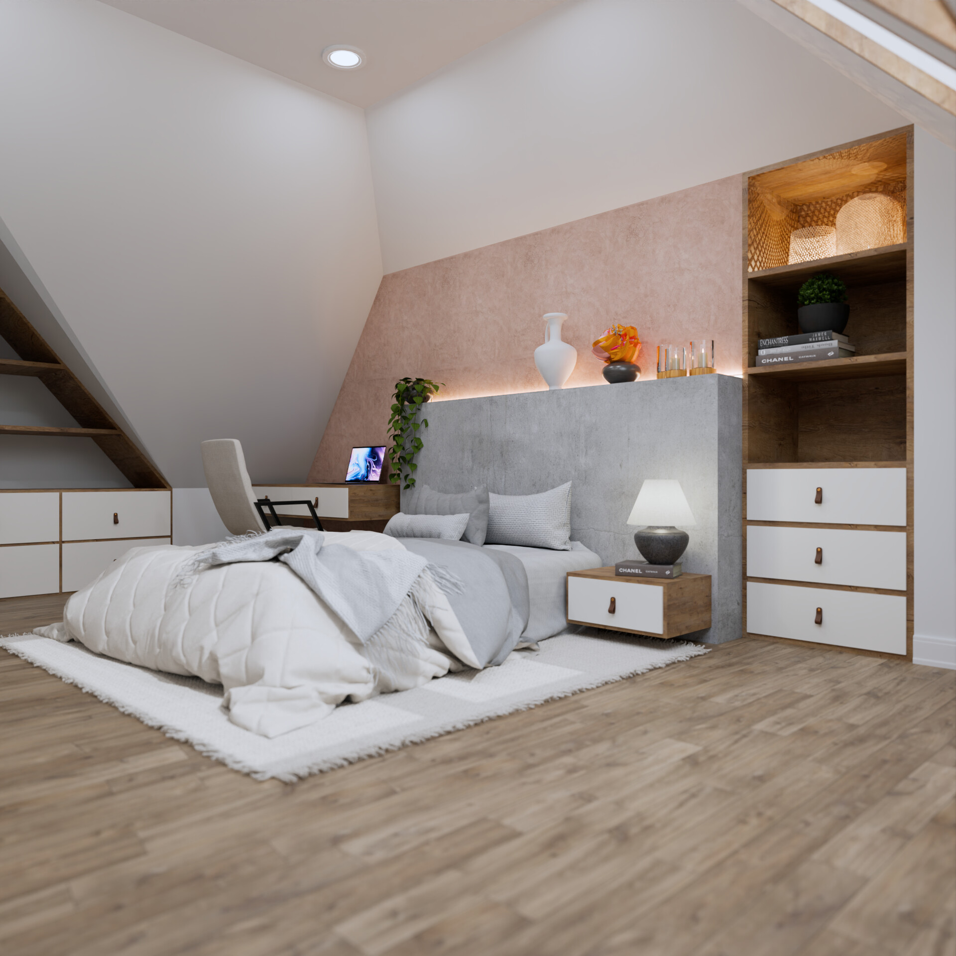 Alvaro Celis - Attic Room, Cypress TX, Carolina Pinzon Design Home