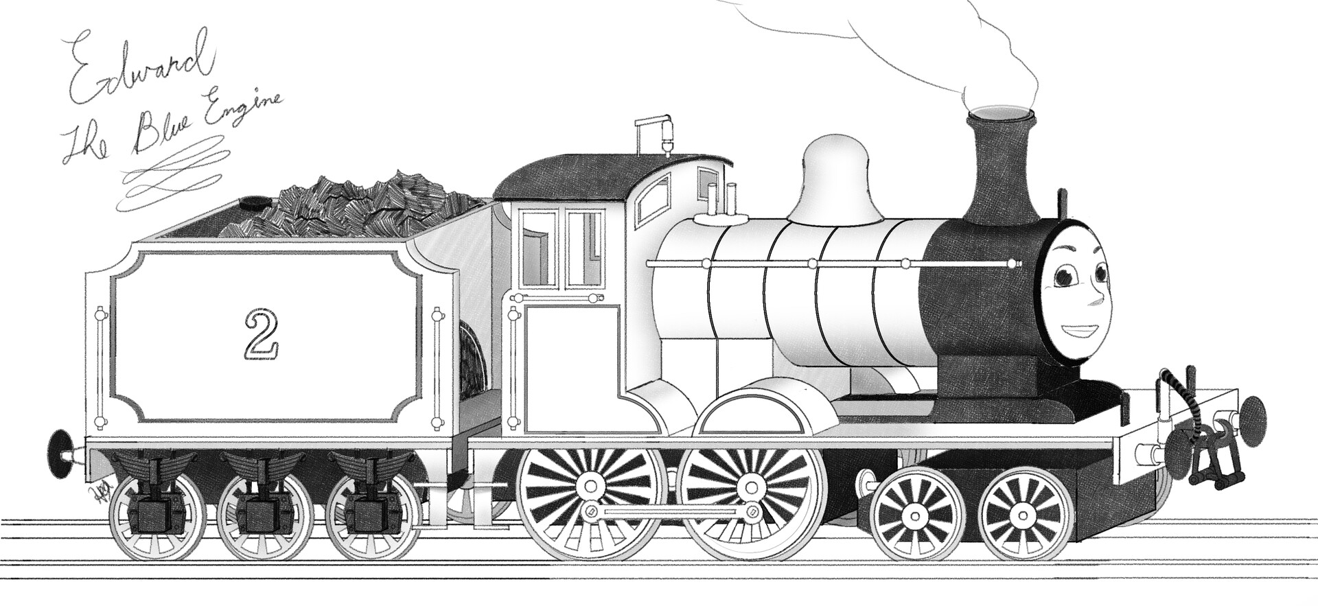 Thomas edward the blue engine 2025