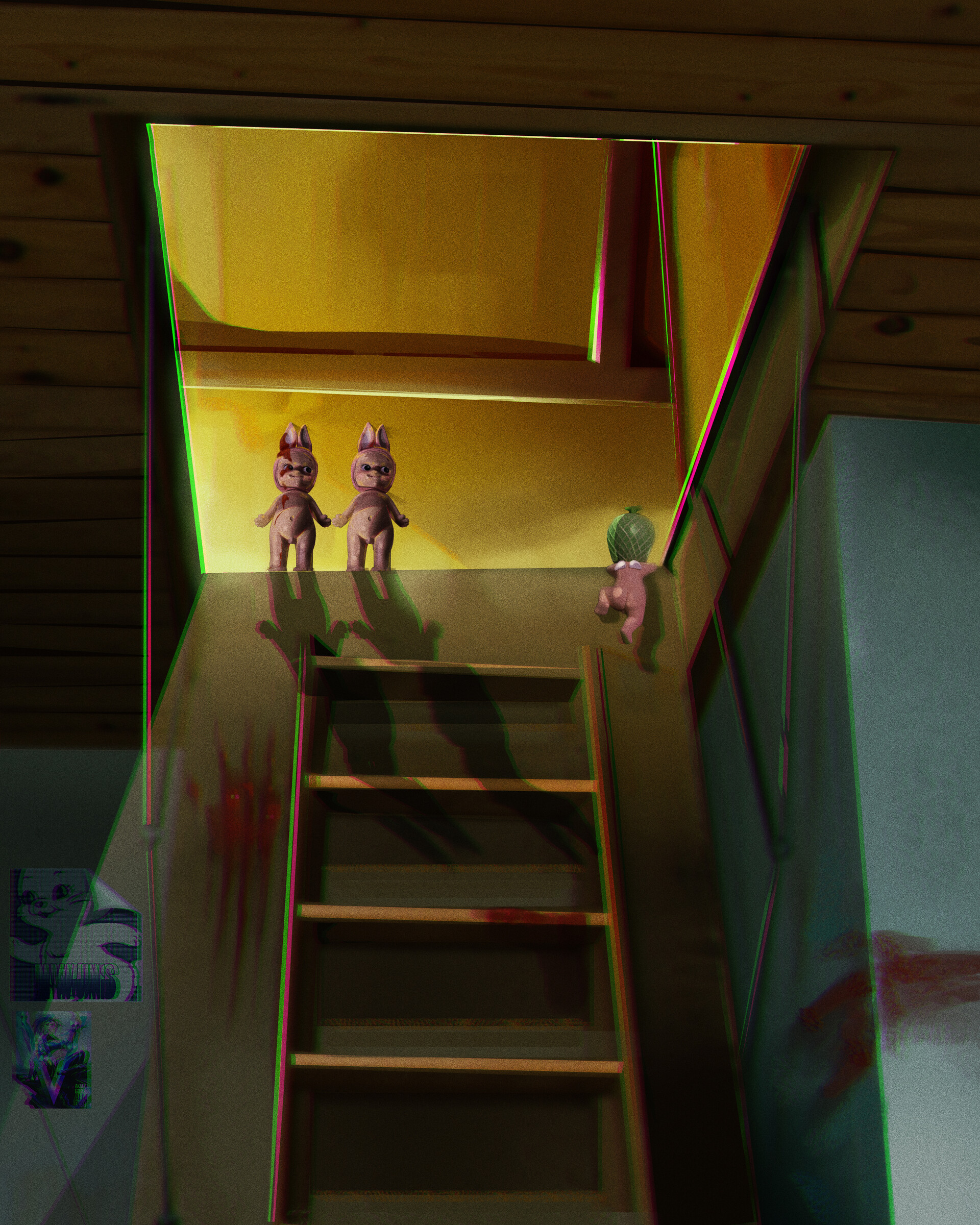 ArtStation dolls in the attic